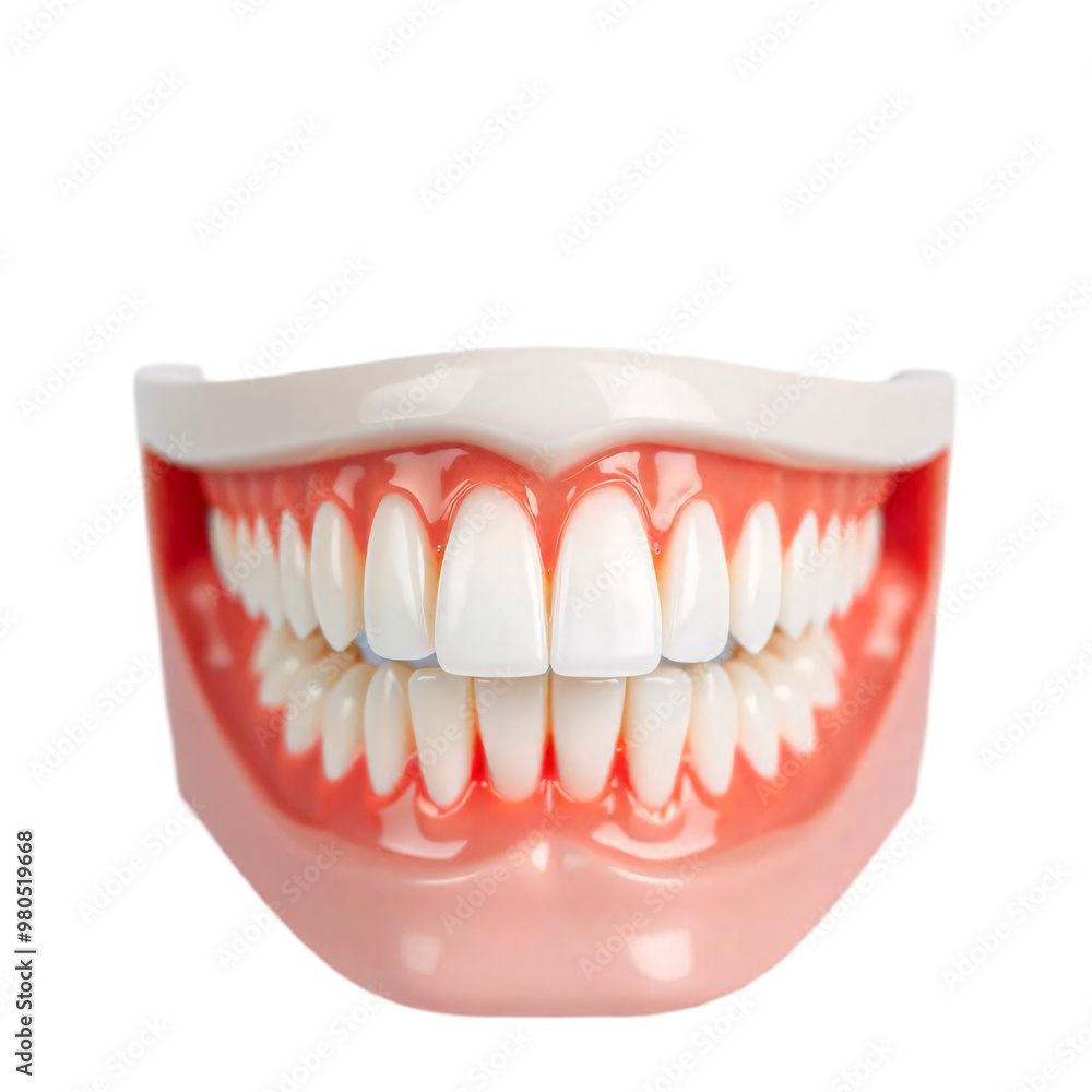 Obraz premium teeth isolated on white background