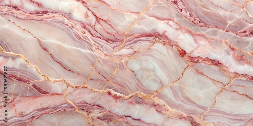 Exquisite pink and white marble showcases intricate veining patterns, swirling mesmerizingly in a dance of natural elegance, inviting viewers to appreciate its delicate beauty. Exquisite pink and white marble showcases intricate veining patterns, swirling mesmerizingly in a dance of natural elegance, inviting viewers to appreciate its delicate beauty.