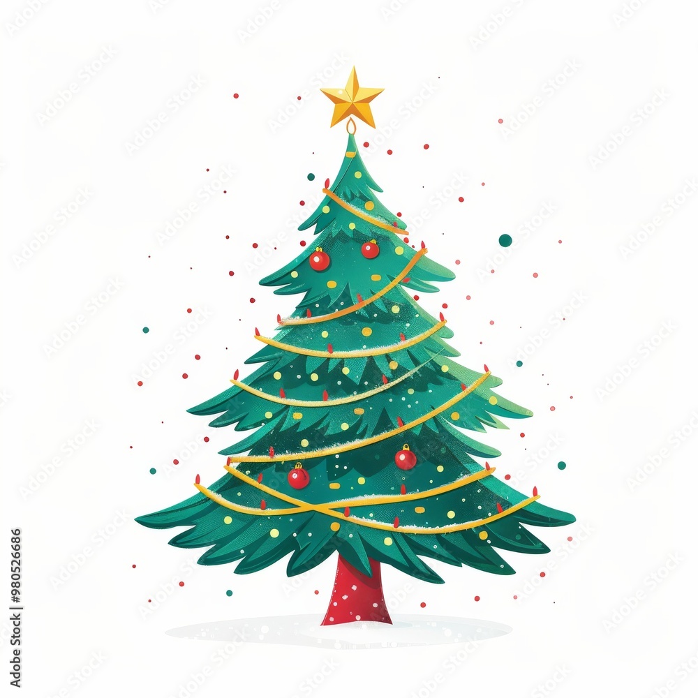 Capture the essence of the festive season with beautifully decorated Christmas trees adorned with star toppers, ornaments, and lights. Perfect for holiday celebrations and winter wonderland themes. Capture the essence of the festive season with beautifully decorated Christmas trees adorned with star toppers, ornaments, and lights. Perfect for holiday celebrations and winter wonderland themes.
