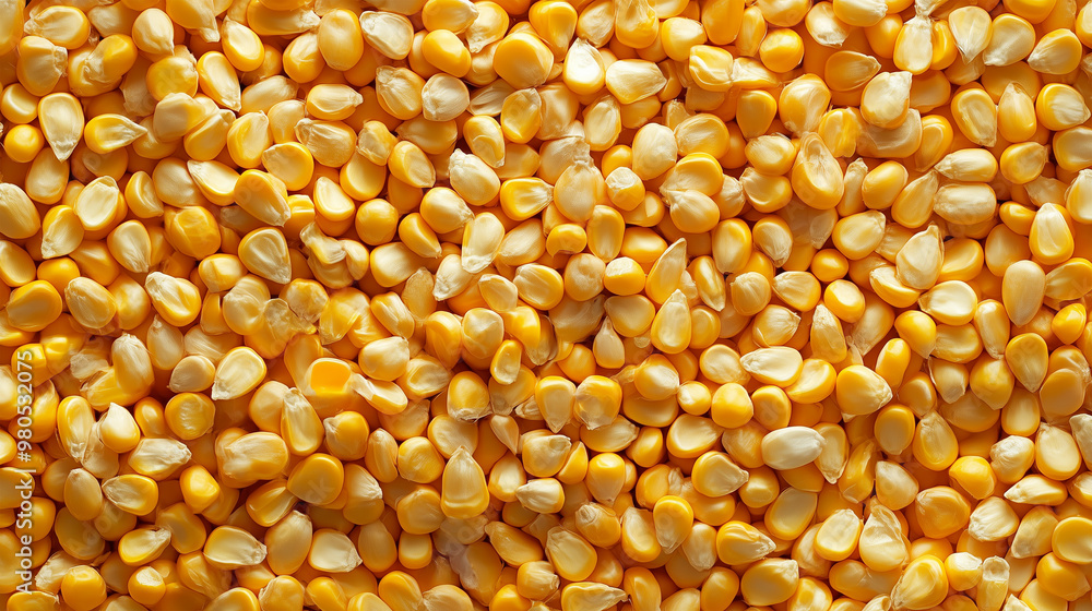 Yellow Corn Seeds background Yellow Corn Seeds background