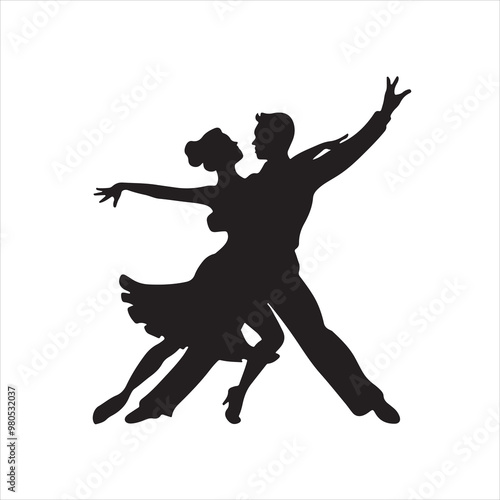 dancer vector silhouette