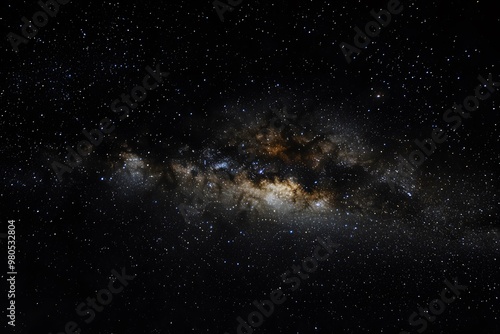 Sky at the night. A starry night. Milky Way galaxy.