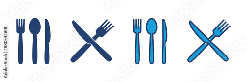 spoon and fork icon vector. spoon, fork and knife icon vector. restaurant icon