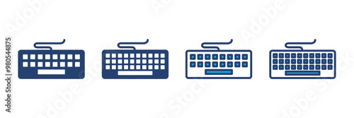 Keyboard icon vector. keyboard vector symbol