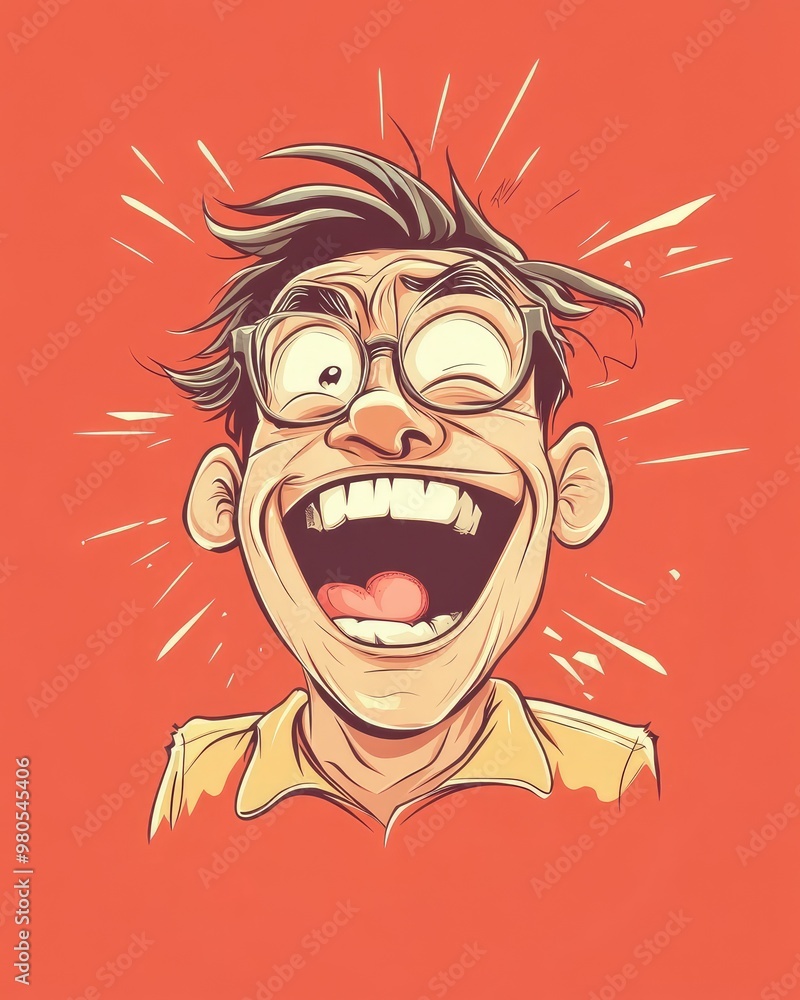 April fools day banner design with funny prank illustration April fools day banner design with funny prank illustration