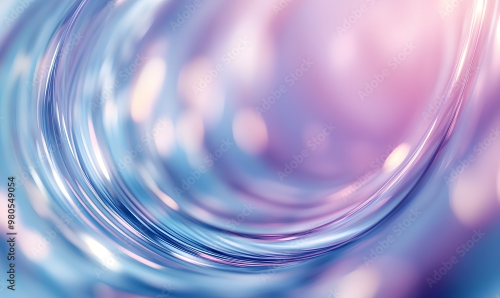 Blue and purple Abstract glass shape with colorful refraction effect, background with curved lines, a light blue and sky-blue gradient, illustration wallpaper, Transparency, Blue and purple Abstract glass shape with colorful refraction effect, background with curved lines, a light blue and sky-blue gradient, illustration wallpaper, Transparency,