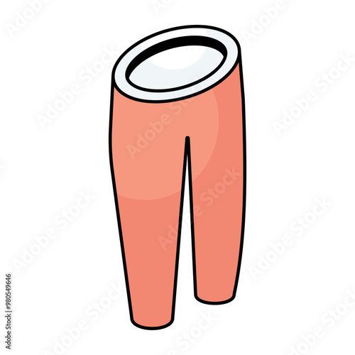 An icon design of pants