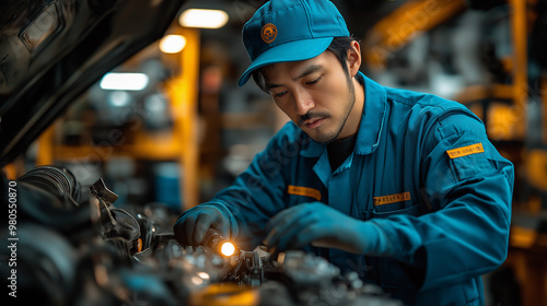 Wallpaper Mural 車の整備士 Torontodigital.ca