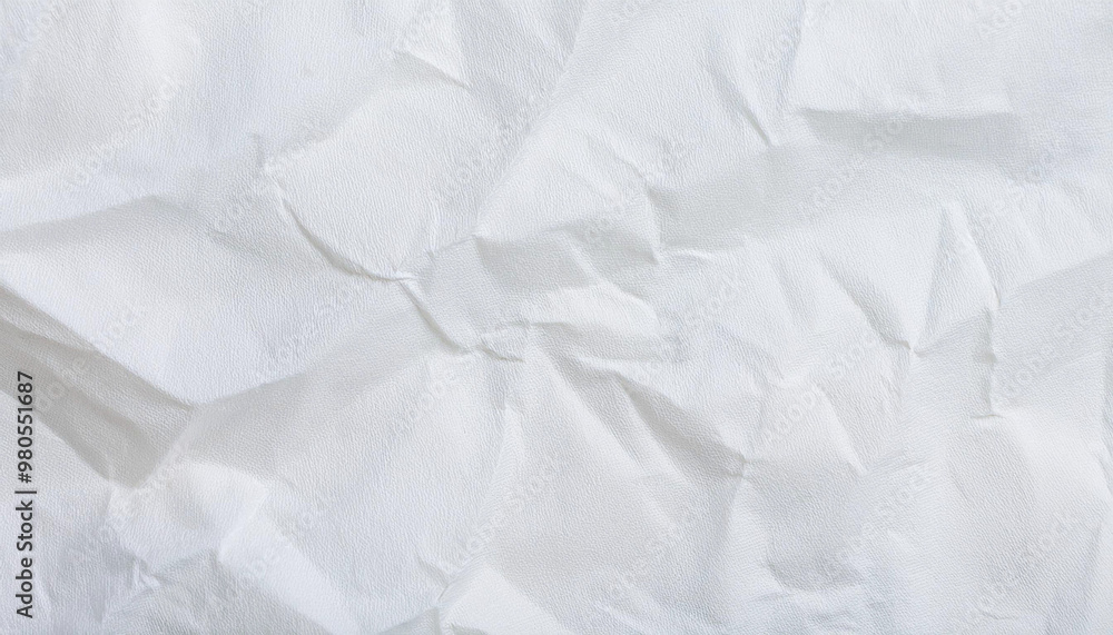 Obraz premium white crumpled paper ,background