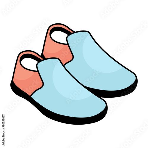 Creative design icon of shoes