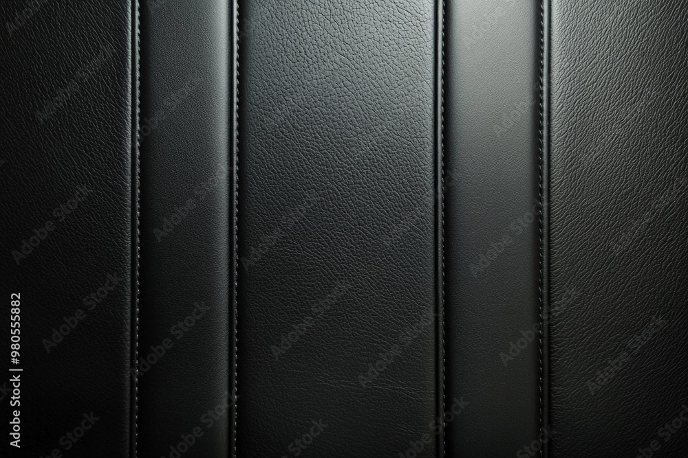 A smooth black leather background with a single, thin vertical white stripe off-center, emphasizing balance and space. A smooth black leather background with a single, thin vertical white stripe off-center, emphasizing balance and space.