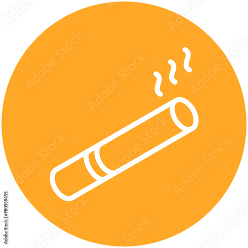 Smoking vector icon illustration of Lifestyles iconset.