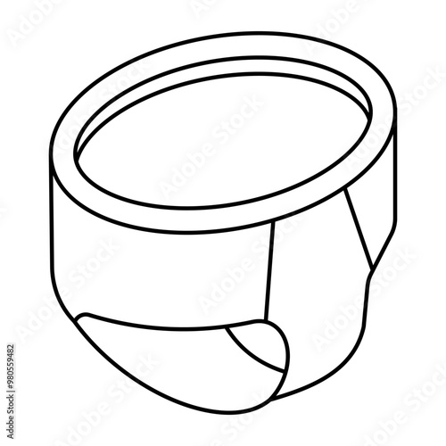 A beautiful design icon of underwear 