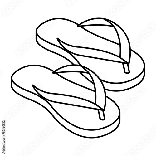 An icon design of shoes