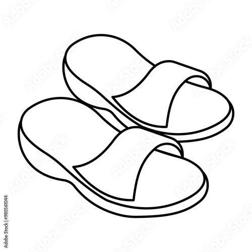An icon design of shoes