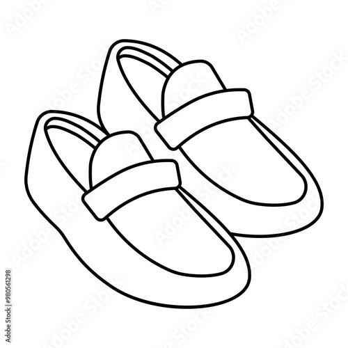 An icon design of shoes