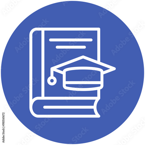 Education vector icon illustration of Literature iconset.