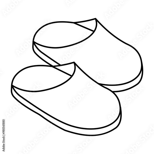 An icon design of shoes
