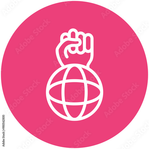 Global vector icon illustration of Protesting and Civil Disobedience iconset.