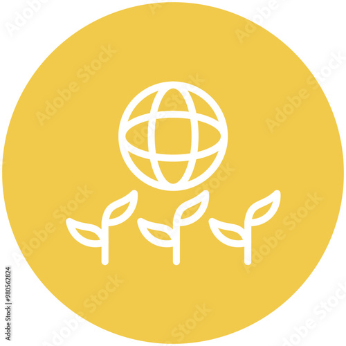 Environment vector icon illustration of Protesting and Civil Disobedience iconset.