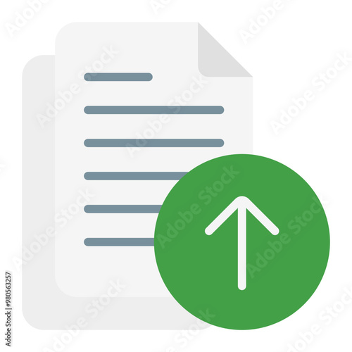 File Upload flat icon