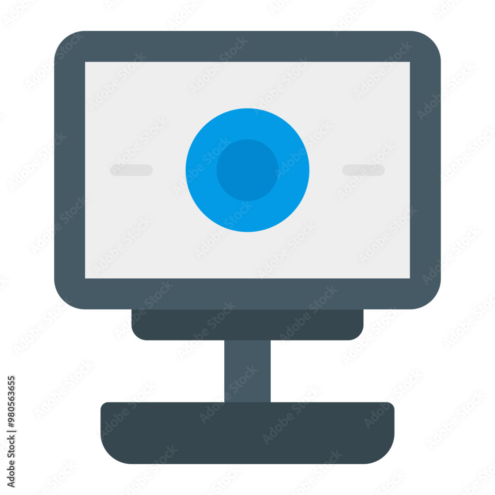Web Camera flat icon Web Camera flat icon