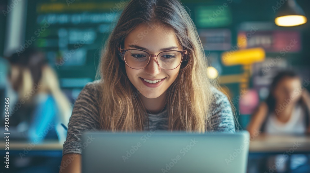 Fototapeta premium Overlay for educational content and tutorials, adding visual aids and annotations over videos or presentations to enhance learning.