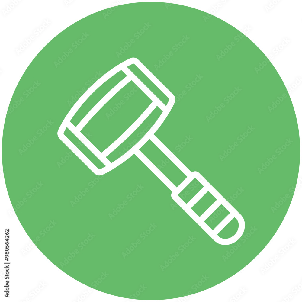 Mallet vector icon illustration of Home Improvements iconset. Mallet vector icon illustration of Home Improvements iconset.