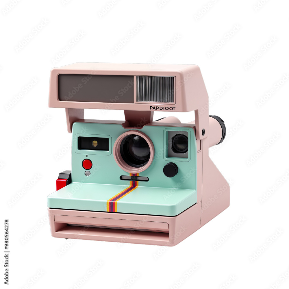Polaroid camera isolated on transparent background Polaroid camera isolated on transparent background