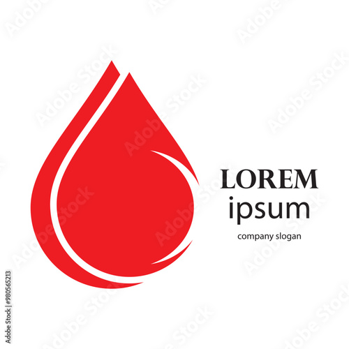 charity logo design caring for blood donors