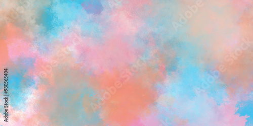 amazing colorful abstract texture of soft watercolor, watercolor paper texture background, Colorful watercolor art splashed background, grunge Texture of a lightly sized watercolor paper.