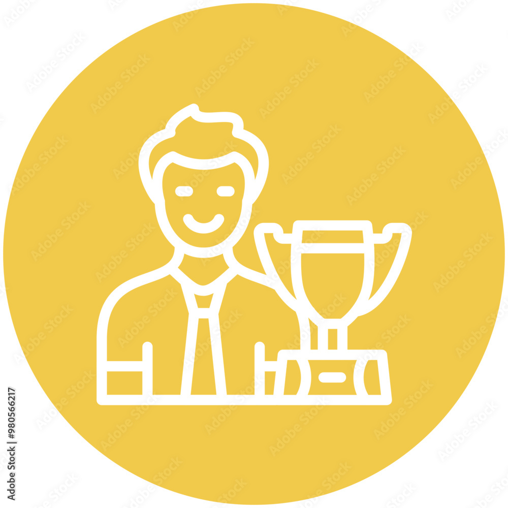 Winner vector icon illustration of School iconset. Winner vector icon illustration of School iconset.