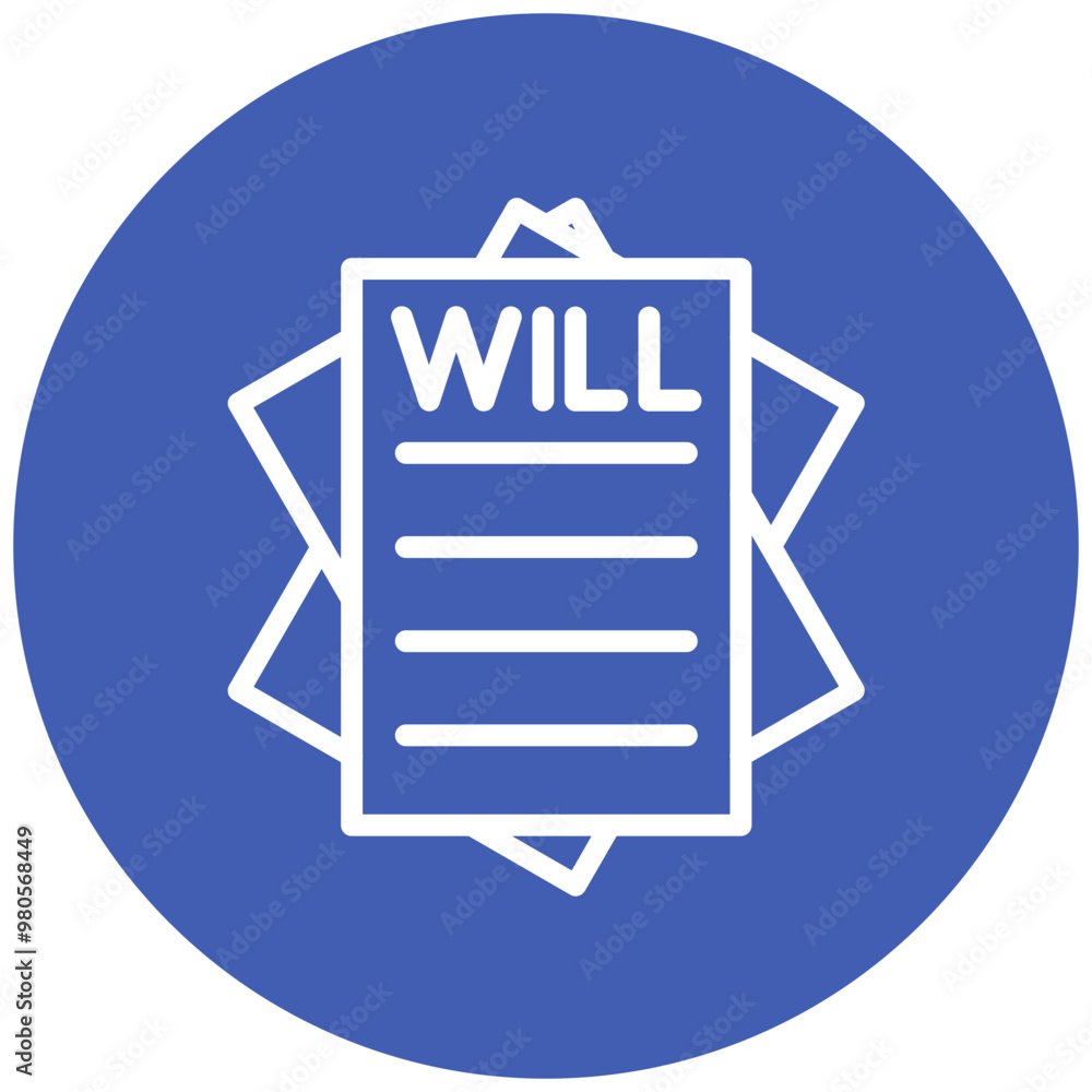 Last Will vector icon illustration of Funeral iconset. Last Will vector icon illustration of Funeral iconset.