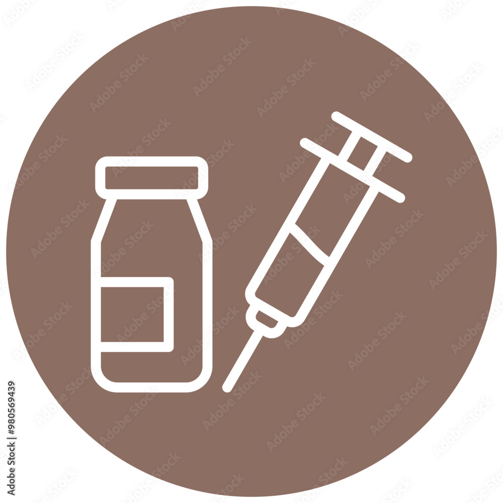 Vaccine vector icon illustration of Pharmacy iconset. Vaccine vector icon illustration of Pharmacy iconset.