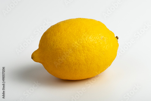 Lemon on a white background