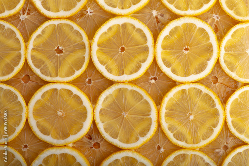 Lemon slices background