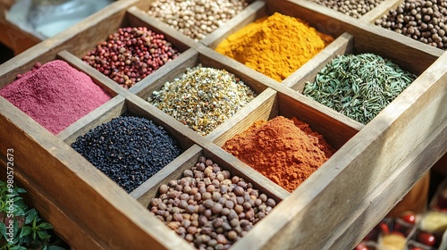 Traditional Popular Markets: Artistic Display of Spices, Aromatics, and Local Saudi Products with Health Benefits