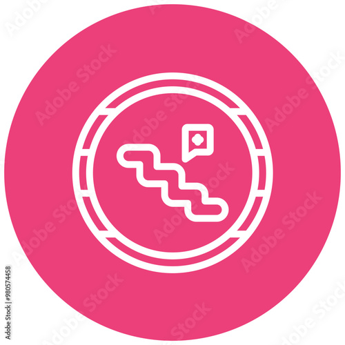 Cancer Staging vector icon illustration of Chemotherapy iconset.