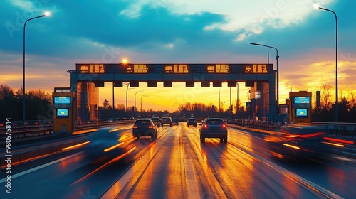 Sunset Drive Through Highway Toll Plaza