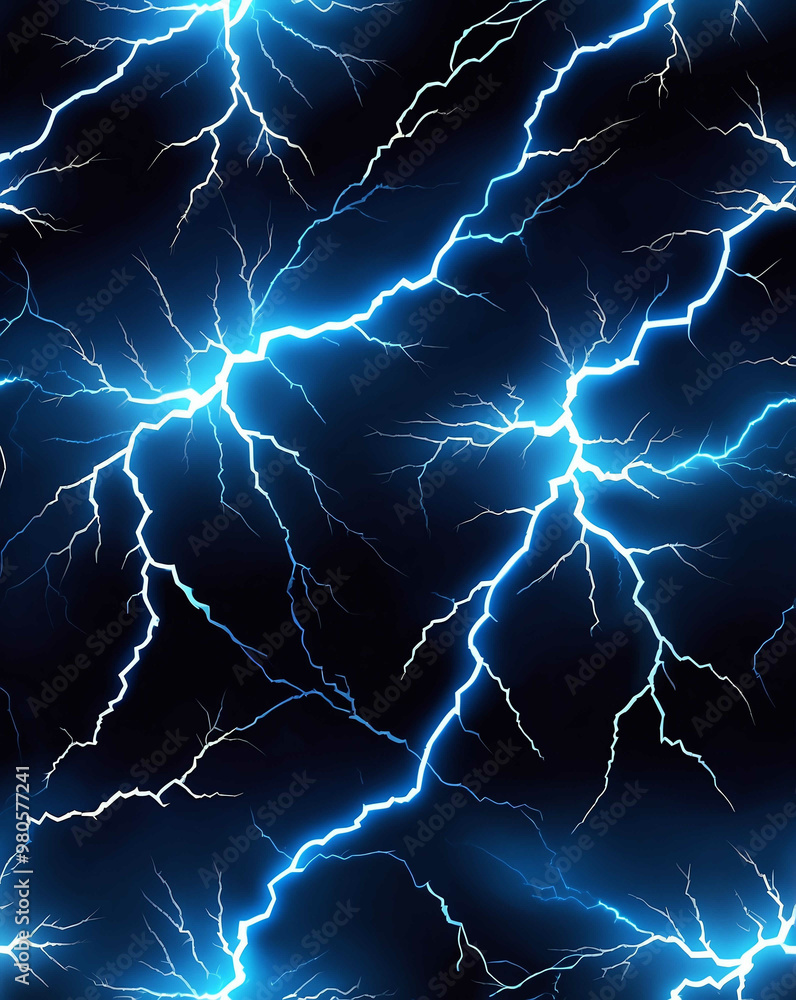 Jagged lightning pattern with light blue to dark blue gradient Jagged lightning pattern with light blue to dark blue gradient