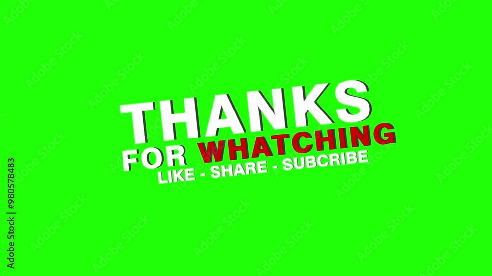 Thanks for watching green screen chrome key text animation template.thanks for watching green screen chrome key text. Thanks for watching green screen chrome key text animation template.thanks for watching green screen chrome key text.