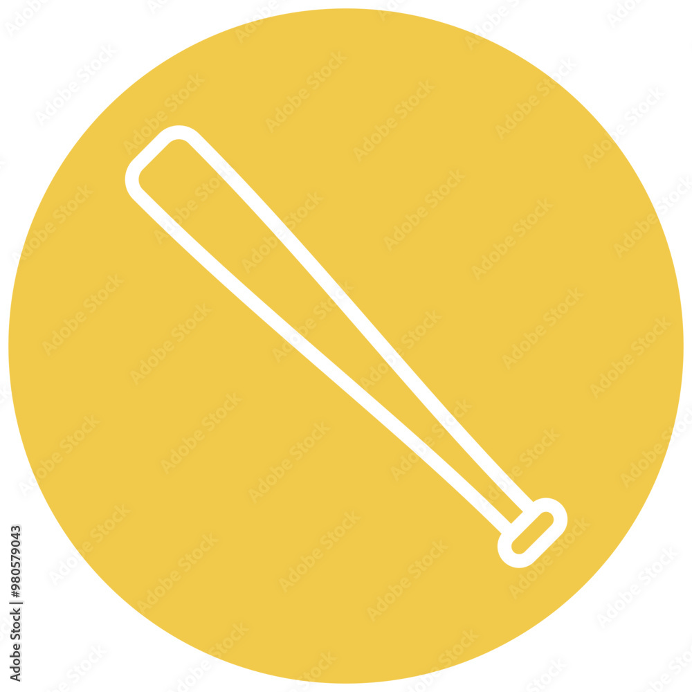 Baseball Bat vector icon illustration of Outdoor Fun iconset. Baseball Bat vector icon illustration of Outdoor Fun iconset.