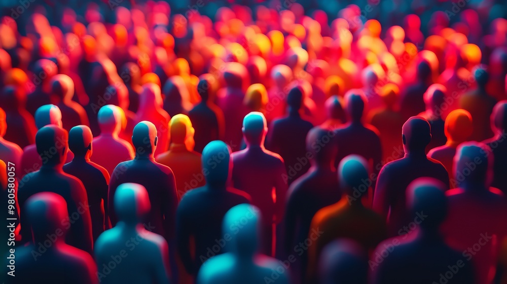 Colorful figurines symbolizing diversity and interconnectedness, clustered together, celebrate the beauty of multicultural unity and inclusivity. Colorful figurines symbolizing diversity and interconnectedness, clustered together, celebrate the beauty of multicultural unity and inclusivity.