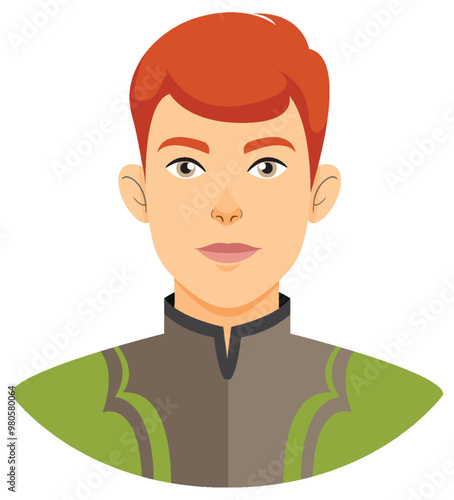 Young Prince Vector Illustration