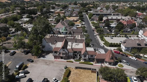 Aerial view of Solvang California photo