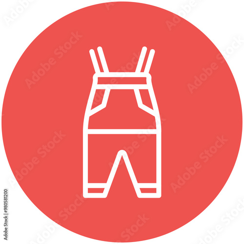 Waders vector icon illustration of Fishing iconset.