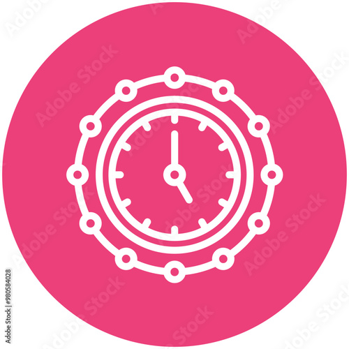 Time vector icon illustration of Gig Economy iconset.