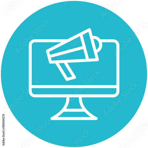 Online Marketing vector icon illustration of Gig Economy iconset.