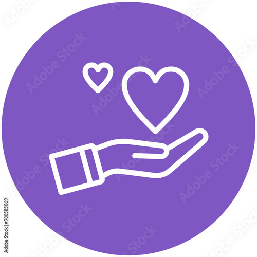 Respect vector icon illustration of Generation Gap iconset.