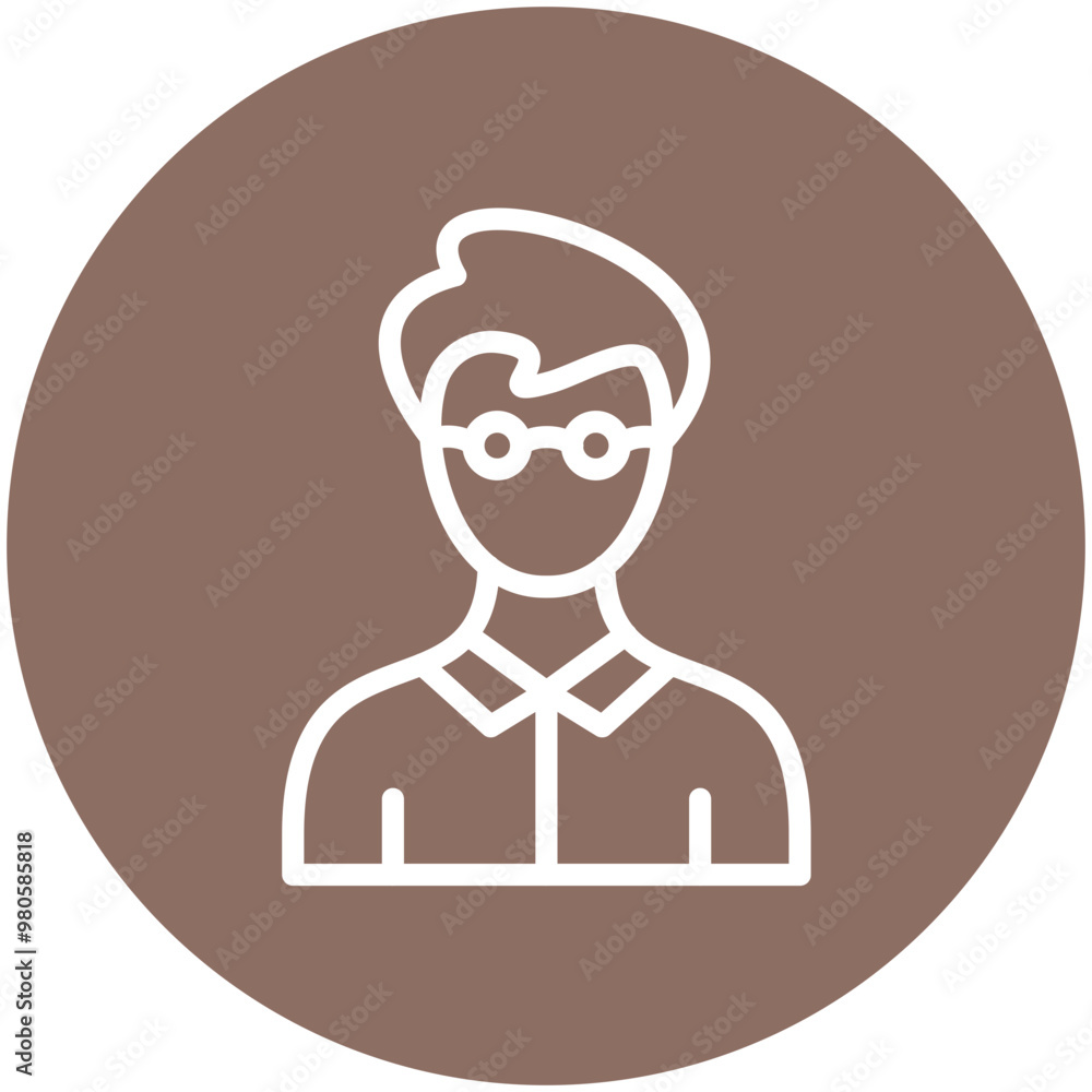 Adult Man vector icon illustration of Generation Gap iconset. Adult Man vector icon illustration of Generation Gap iconset.